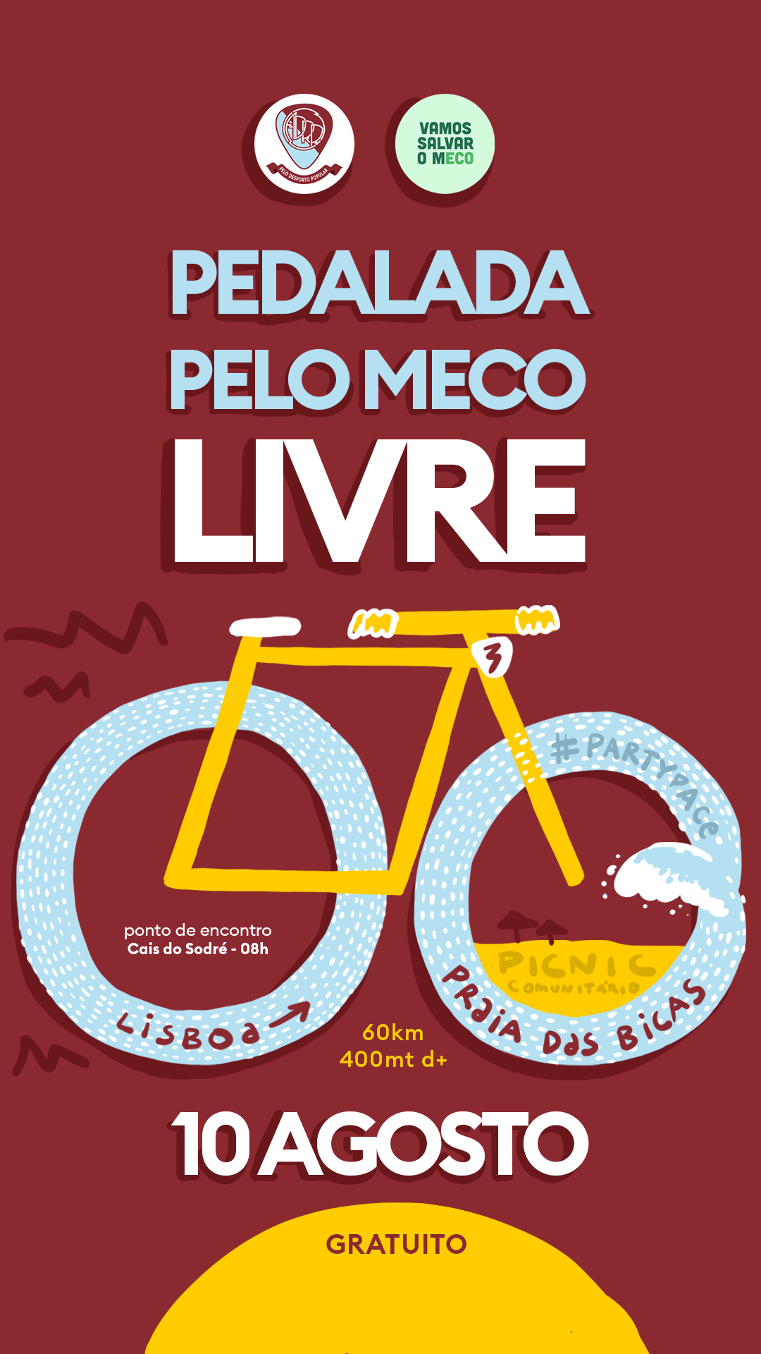 Pedalada Meco Livre Vertical